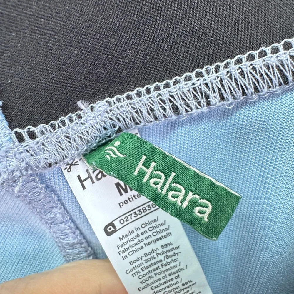 Halara Pants Womens PM Blue Flex Pull On Cargo Jean Stretch Straight Casual Y2K - Picture 3 of 9